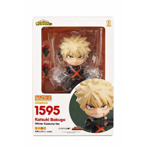 NEW My Hero Academia NENDOROID 1595 KATSUKI BAKUGO Figure Winter Costume Ver US